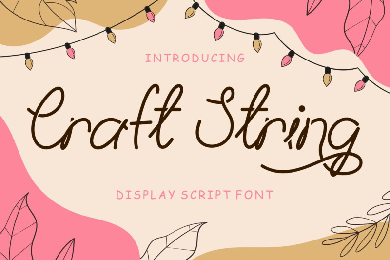 craft-string-display-script-font