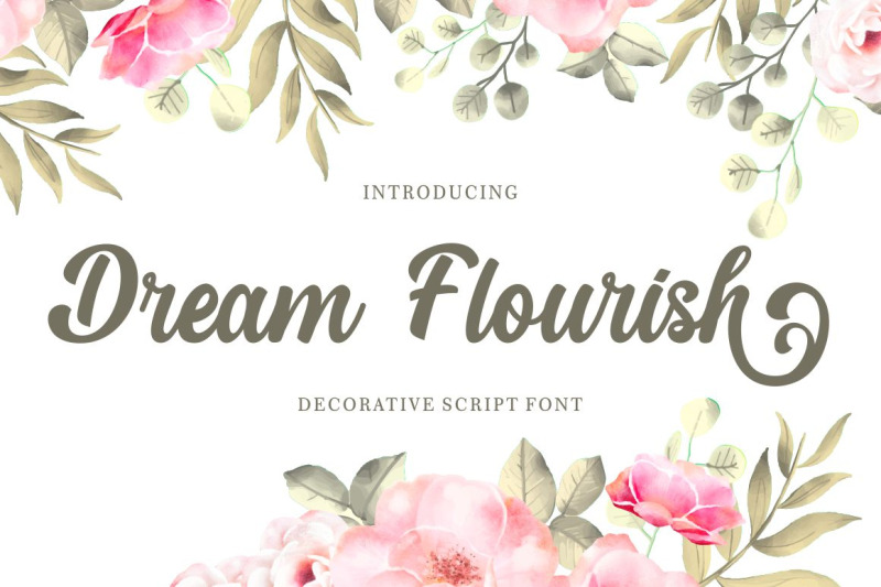 dream-flourish-decorative-script-font