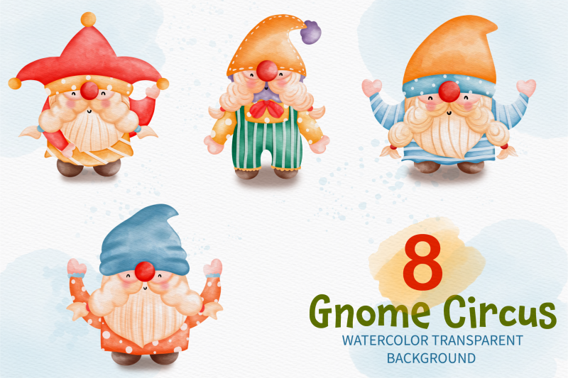 watercolor-circus-clipart-circus-gnome