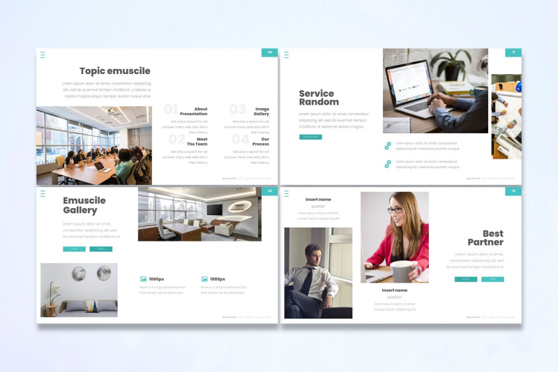 muscile-powerpoint-template