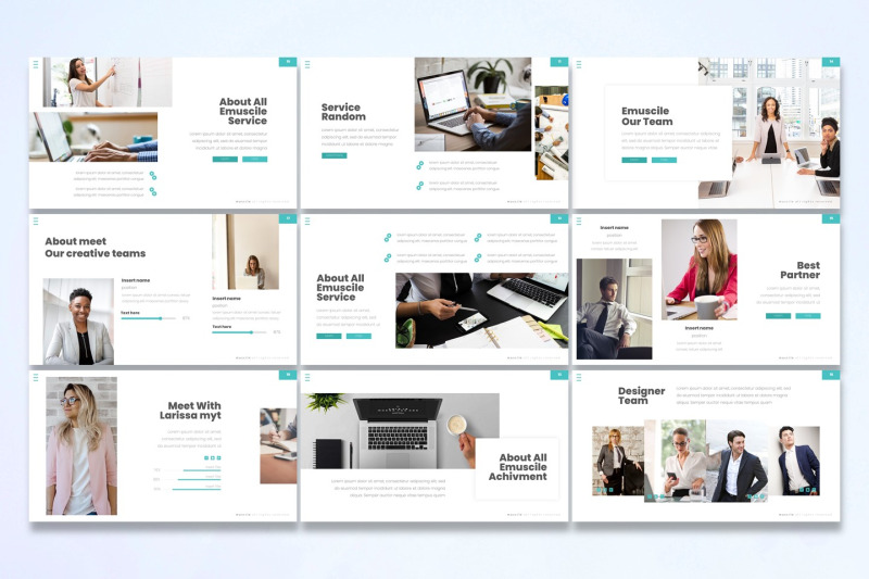 muscile-powerpoint-template