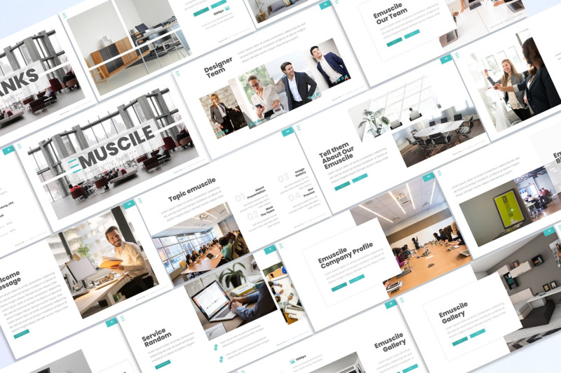 muscile-powerpoint-template