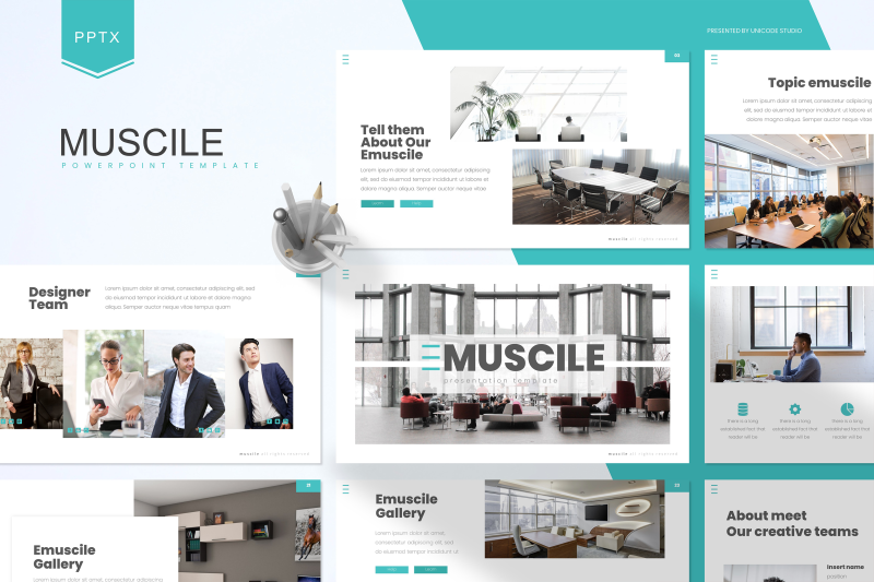muscile-powerpoint-template