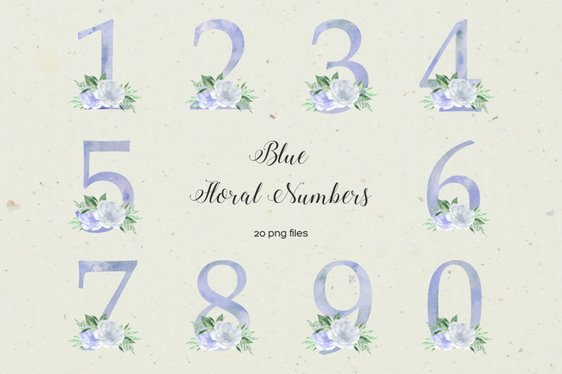 watercolor-floral-number-0-9-blue-digits-with-flowers