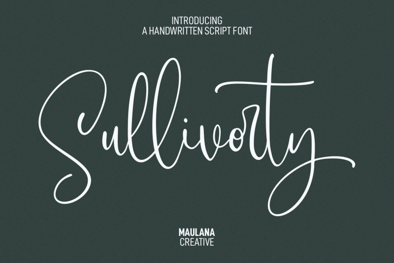 sullivorty-script-font