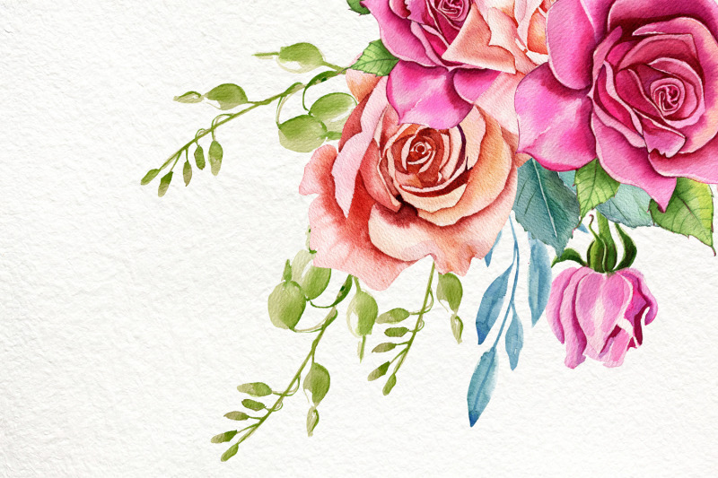 watercolor-boho-roses-clipart-sublimation-png