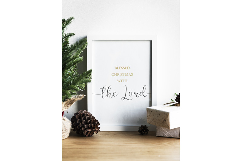 christmas-poster-blessed-christmas-christmas-wall-decor