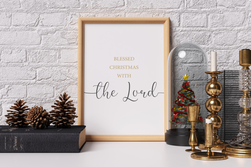 christmas-poster-blessed-christmas-christmas-wall-decor