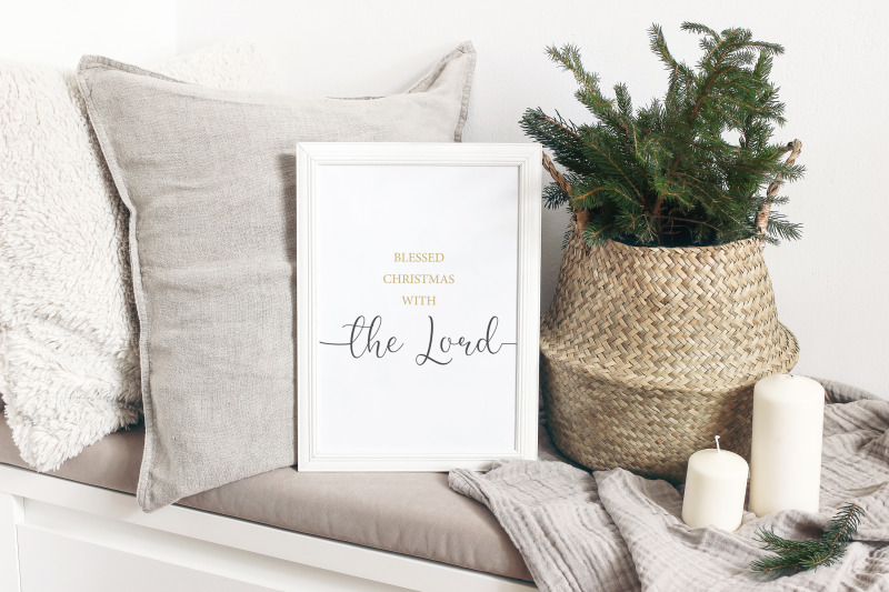 christmas-poster-blessed-christmas-christmas-wall-decor