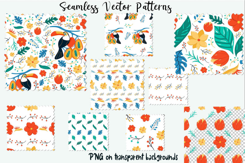 tropical-seamless-pattern-bundle-scrapbooking-bundle-summer-seamless