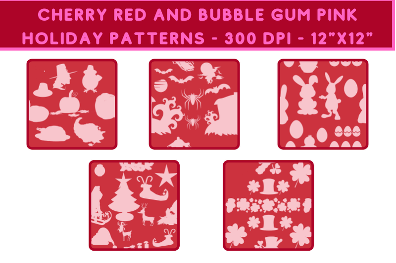 5-cherry-red-and-bubble-gum-pink-holiday-patterns