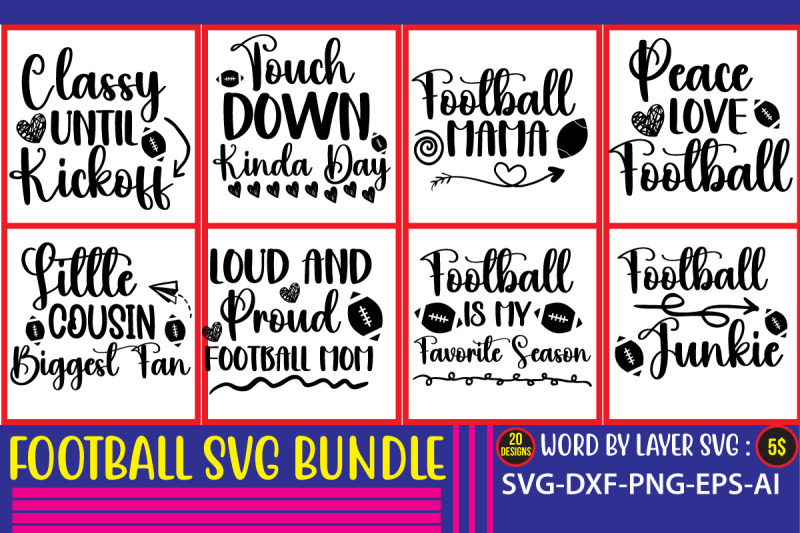 football-svg-bundle