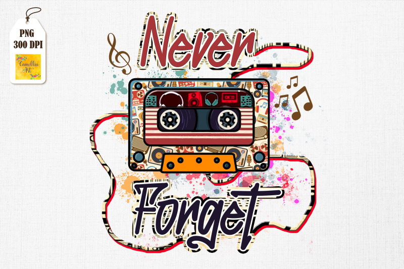 retro-80s-music-tape-never-forget