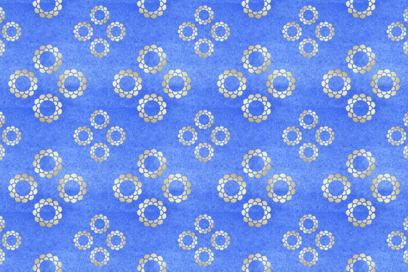blue-seamless-papers-with-gold-patterns