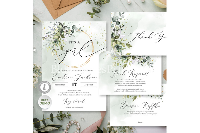 greenery-eucalyptus-foliage-and-faux-gold-it-039-s-a-girl-baby-shower
