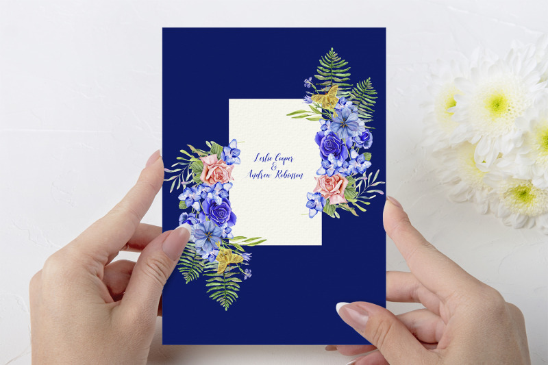 blue-flower-watercolors-frames-floral-clipart