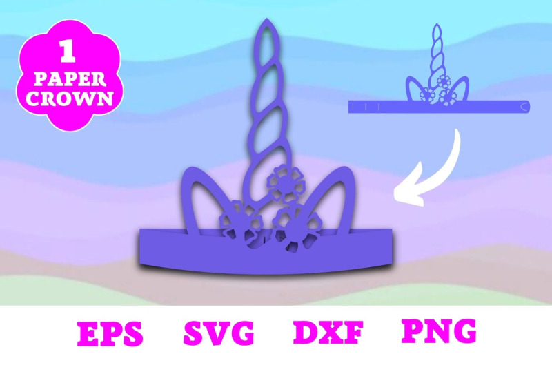 unicorn-birthday-crown-svg