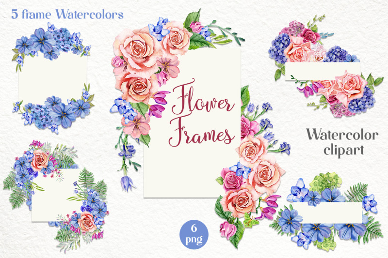 flower-rose-watercolors-frames-floral-clipart