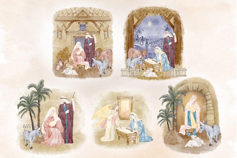 christmas-holy-night-clipart-religious-nativity-scene-birth-jesus-ange