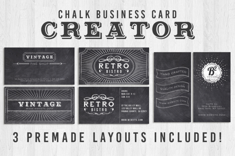 chalk-business-card-creator