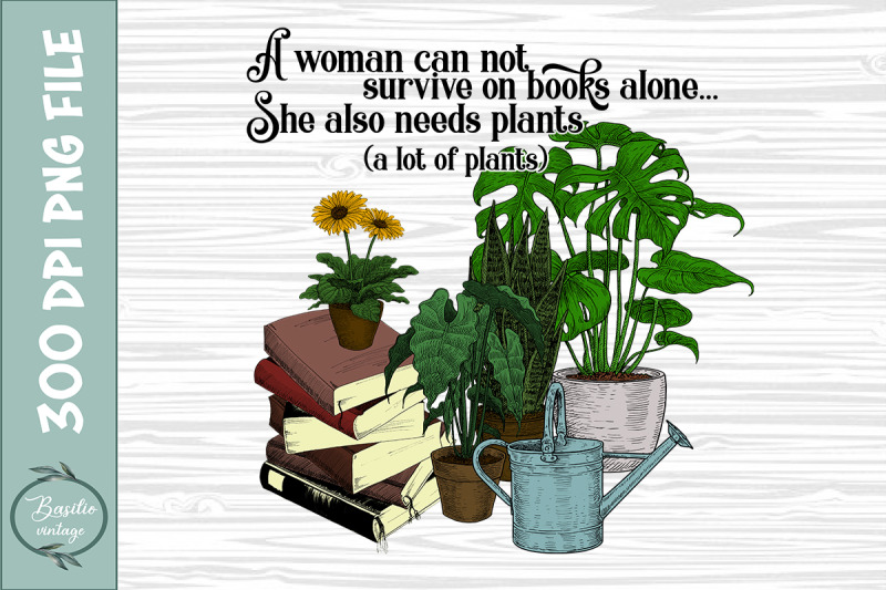 girls-love-books-and-plants-gardening