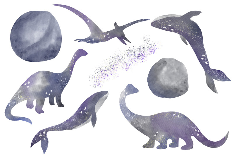 watercolor-space-dreams-clipart-png-dinosaur-whale-clipart-png