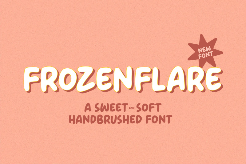 frozenflare-sweet-and-soft-handbrushed-font