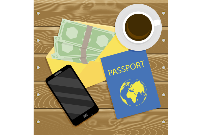 concept-of-kit-to-travel-or-emigration-cash-with-id-passport-top-view