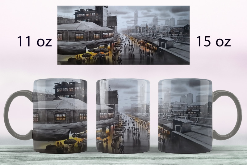 city-landscape-mug-wrap-design-rain-sublimation-png-for-mug