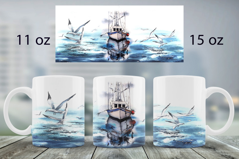 sea-landscape-mug-wrap-design-marine-mug-sublimation-png