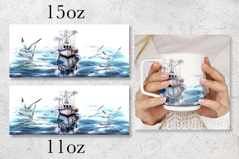 sea-landscape-mug-wrap-design-marine-mug-sublimation-png