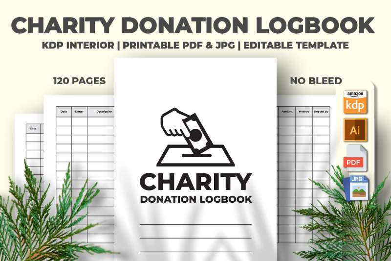 charity-donation-logbook-kdp-interior