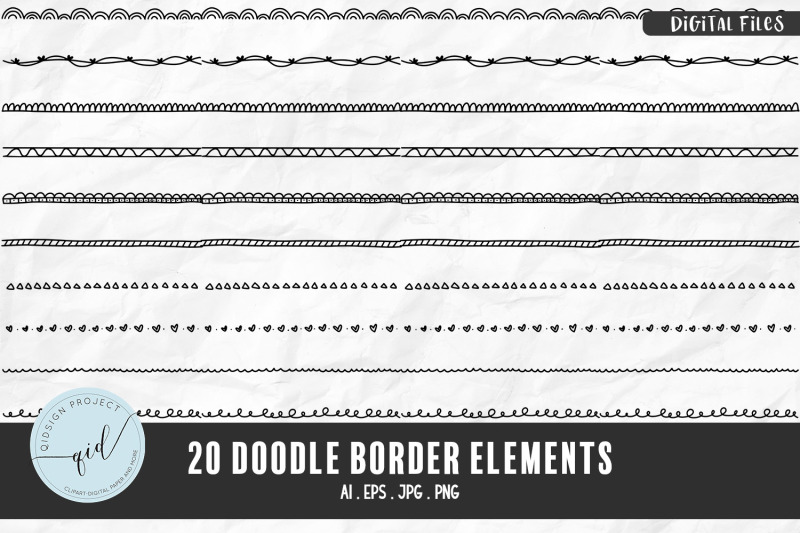 doodle-border-elements-20-variations