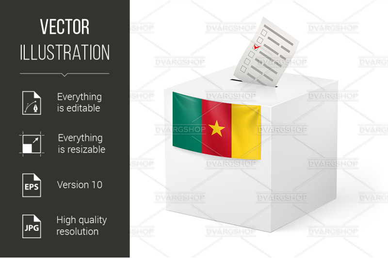 ballot-box-with-voting-paper-cameroon