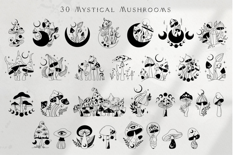 mystical-mushrooms-and-animals-bundle