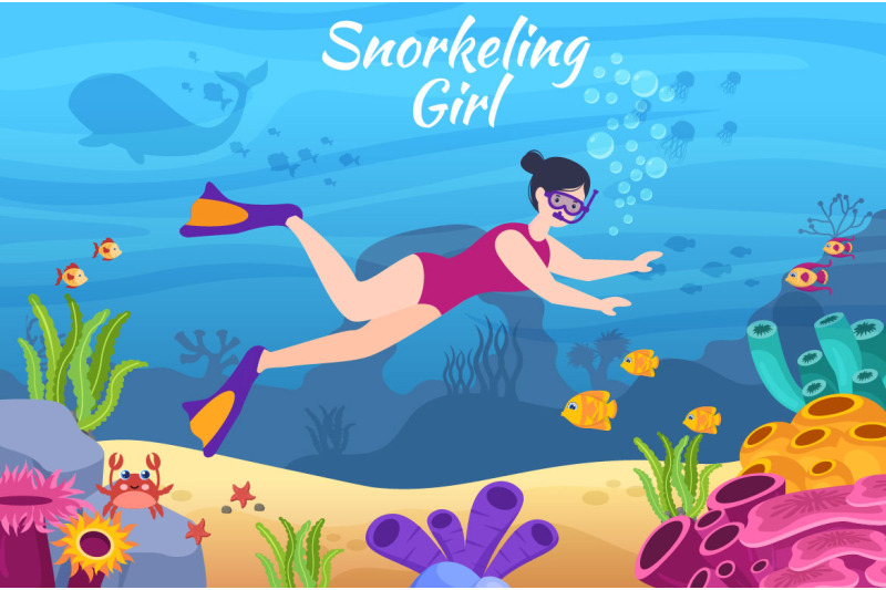 14-snorkeling-and-scuba-diving-cartoon-illustration