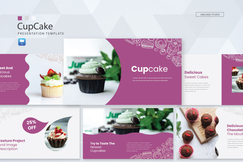 cupcake-keynote-template