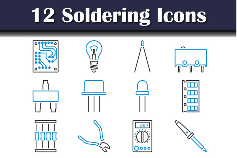soldering-icon-set