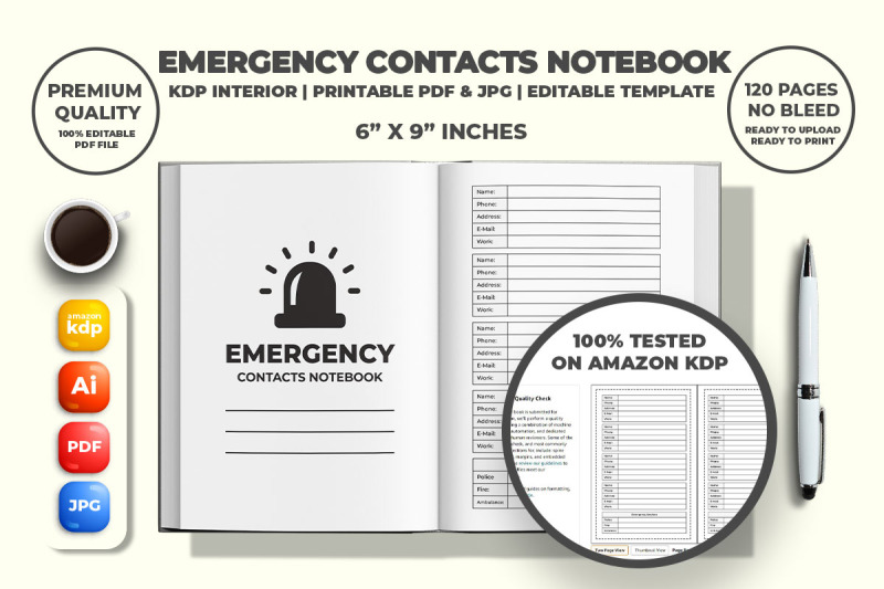 emergency-contacts-notebook-kdp-interior