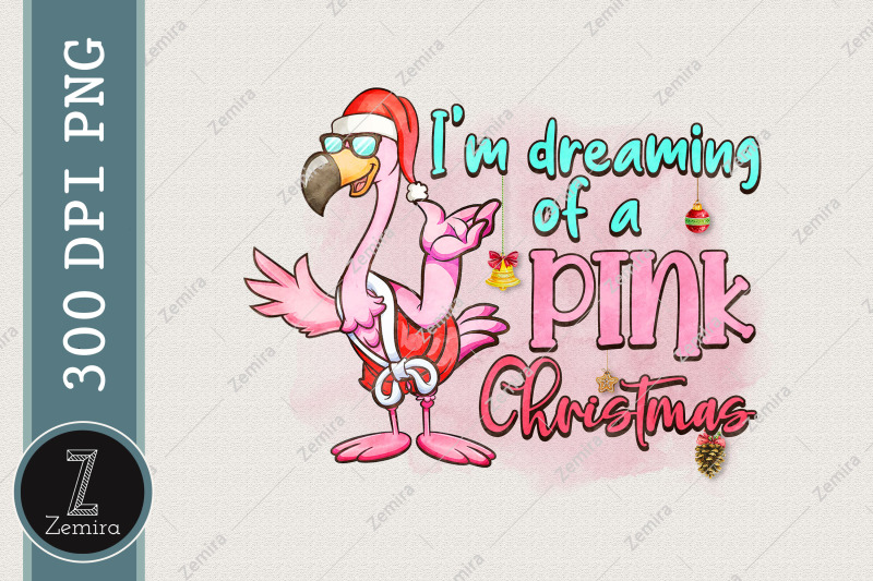 dreaming-of-a-pink-christmas-flamingo