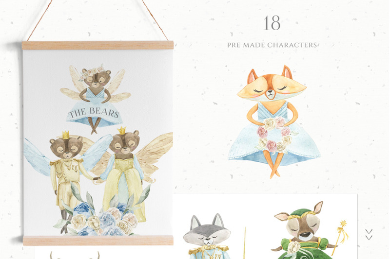 fairies-royals-christmas-characters-creator-pastel-watercolor-clipart