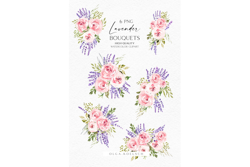 lavender-roses-bouquets-clipart-watercolor-boho-floral-borders-png