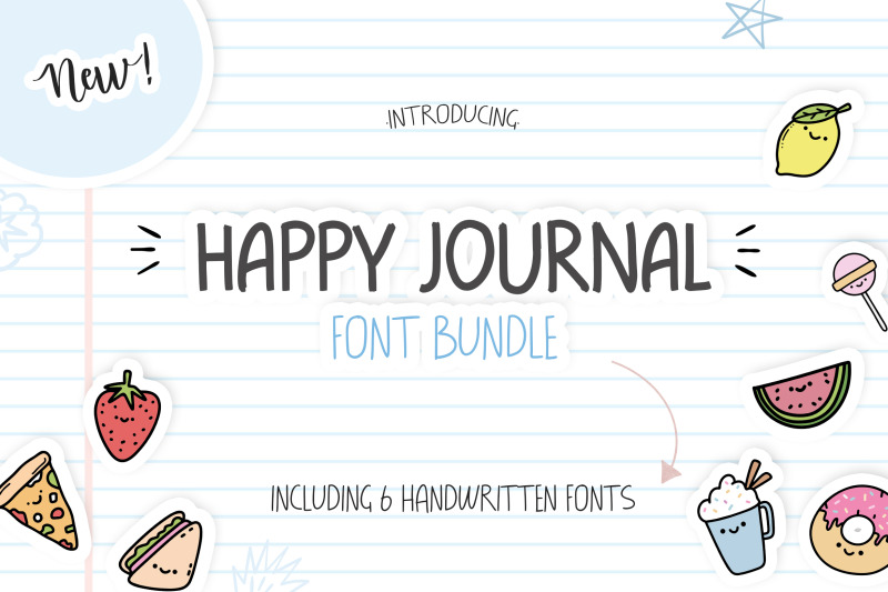 the-happy-journal-font-bundle