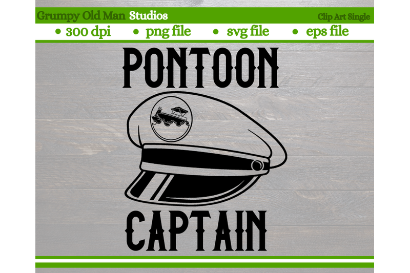 pontoon-captain-hat-with-badge-pontoon-boat-lake-boat