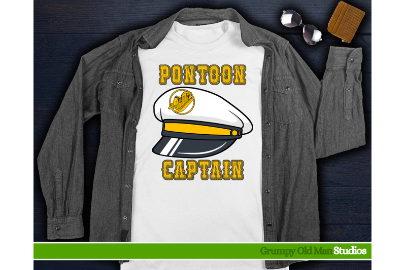 captain-hat-with-pontoon-badge-pontoon-captain-lake-boat