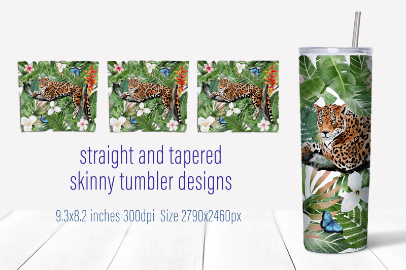 tropical-seamless-tumbler-wrap-design-animal-sublimation-png