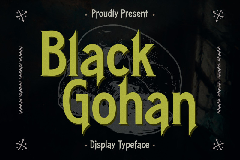 black-gohan-typeface