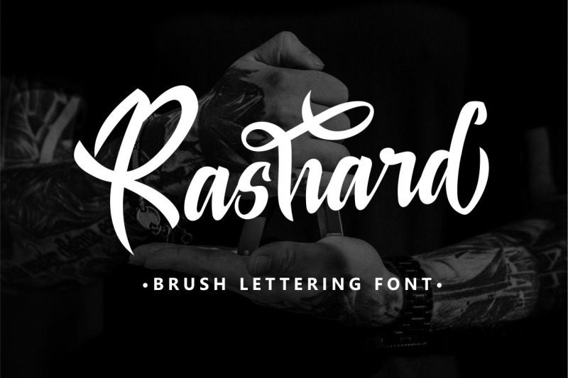 rashard-brush-lettering-font