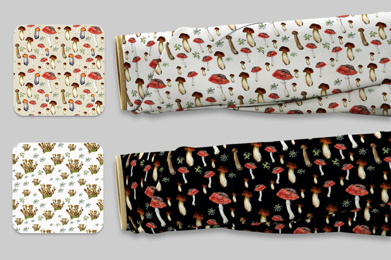 cute-mushrooms-seamless-pattern-summer