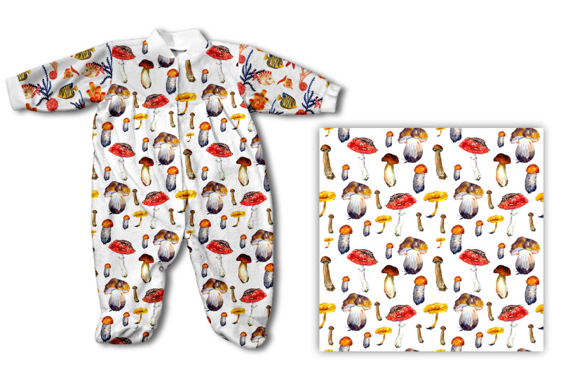 cute-mushrooms-seamless-pattern-summer